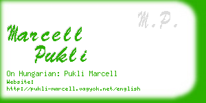 marcell pukli business card
